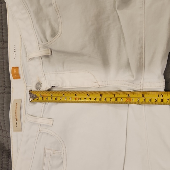 Anthropologie Pilcro And The Letterpress White Jean Shorts Size 30! - Picture 9 of 13